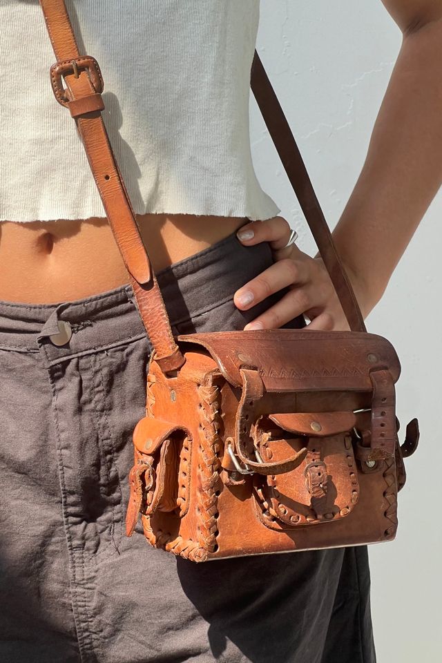 Vintage Leather Camera Bag Mini Selected by Anna Corinna #2