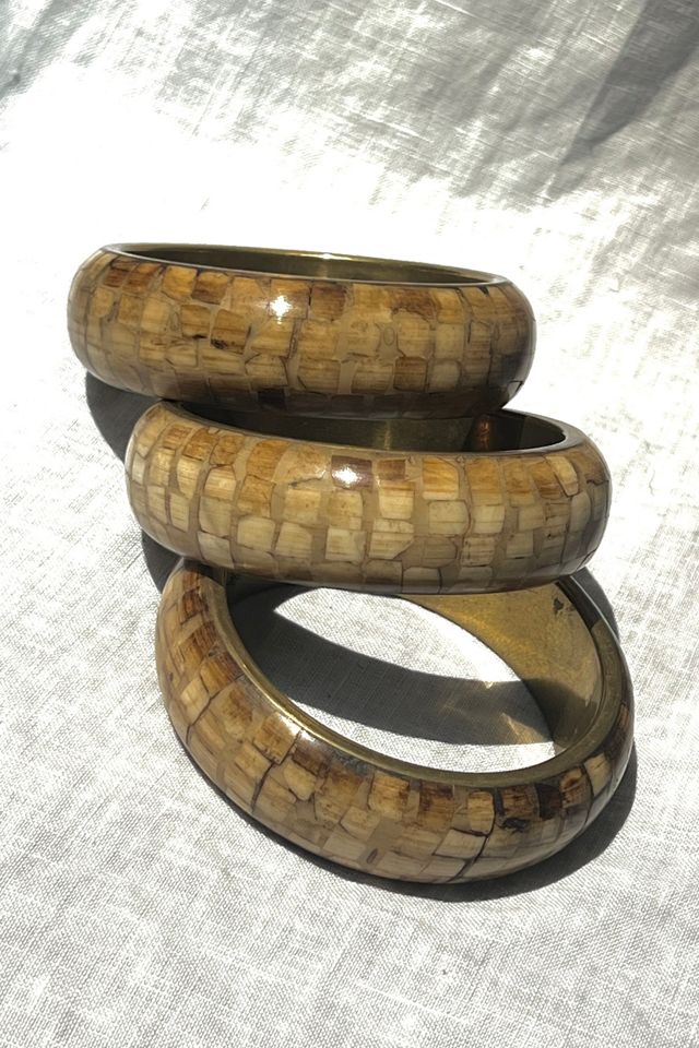 Vintage Brass Bracelet Stack Selected by Anna Corinna #2