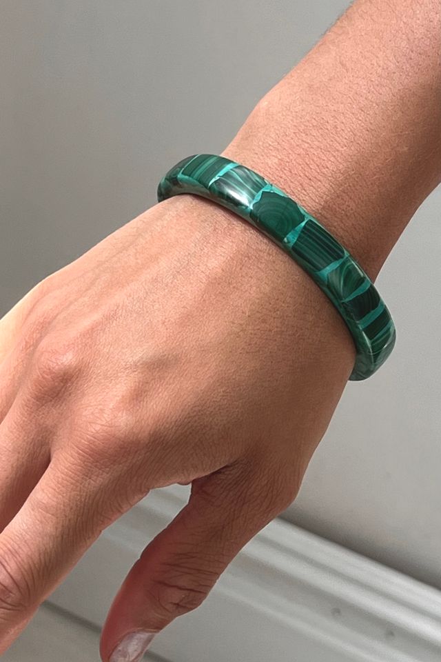 Vintage Malachite Mosaic Bangle Selected by Anna Corinna #2