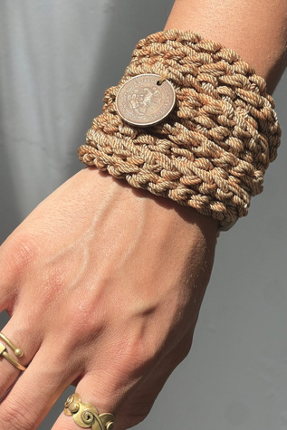 Vintage Braided Cord Bracelet Selected by Anna Corinna