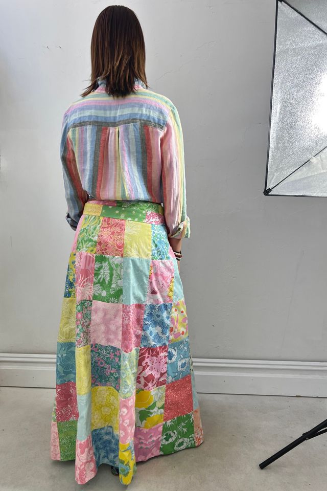 Vintage Lily Pulitzer Reversible Maxi Skirt Selected by Anna Corinna #2