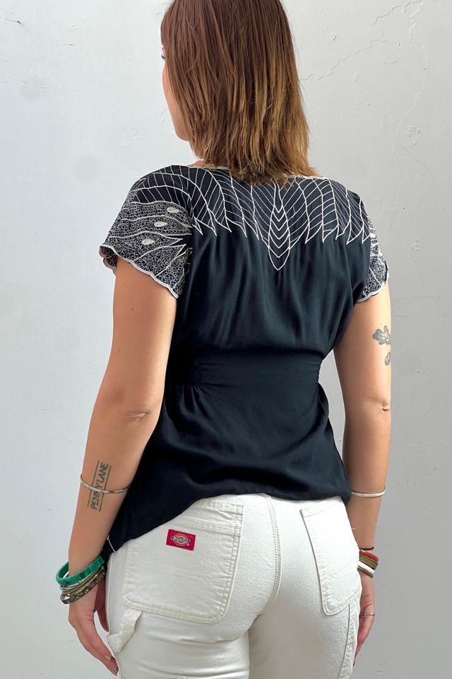 Vintage Butterfly Bali Mesh Top Selected by Anna Corinna #2