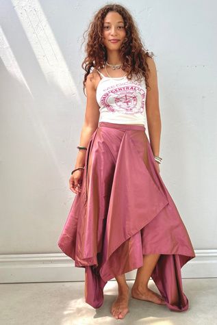Vintage Silk Taffeta Skirt Selected by Anna Corinna