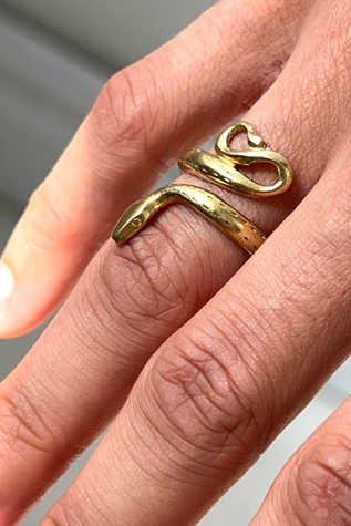Vintage Gold Filled Serpent Ring Selected by Anna Corinna