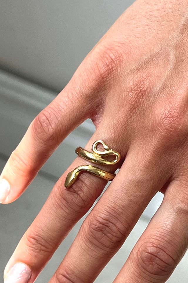 Vintage Gold Filled Serpent Ring Selected by Anna Corinna #1