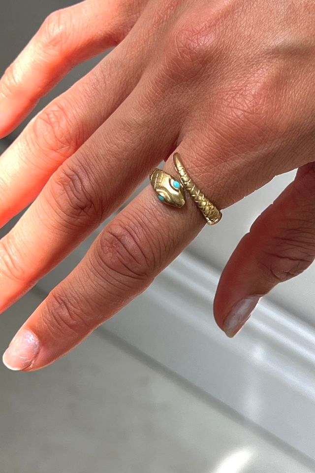 Vintage Gold Filled Snake Ring Selected by Anna Corinna #1