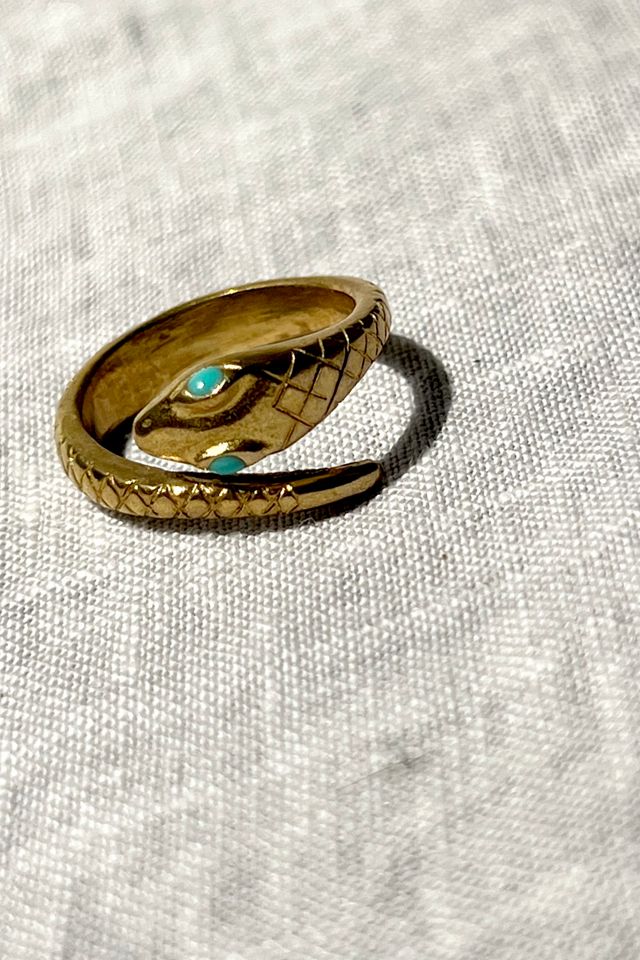 Vintage Gold Filled Snake Ring Selected by Anna Corinna #2
