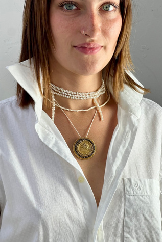 Vintage Valentino Button Down Selected by Anna Corinna