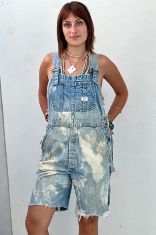 Vinatage Big Mac Denim Overalls Cut Offs Selected by Anna Corinna