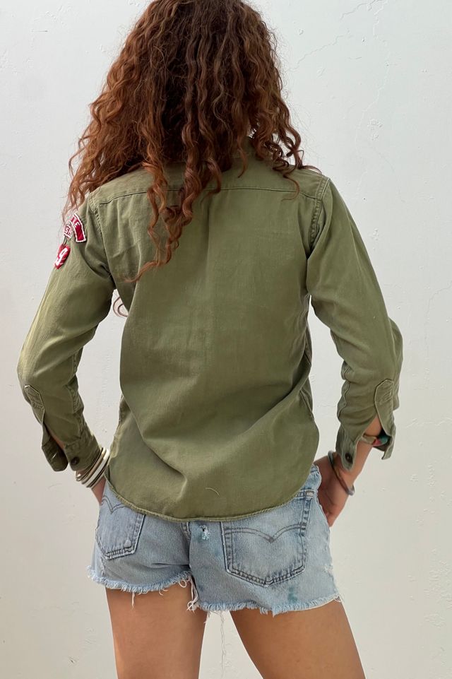 Vintage Boy Scout Patched Button Down Selected by Anna Corinna #2