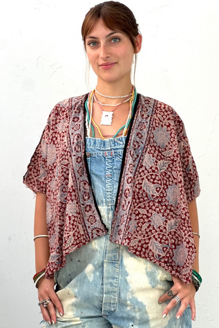 Anna Corinna Reworked Vintage Blockprint Jacket