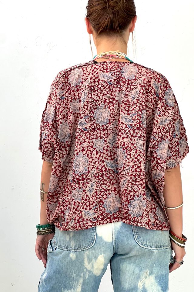 Anna Corinna Reworked Vintage Blockprint Jacket #1