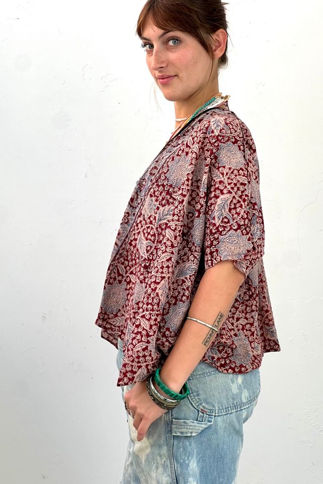 Anna Corinna Reworked Vintage Blockprint Jacket #2