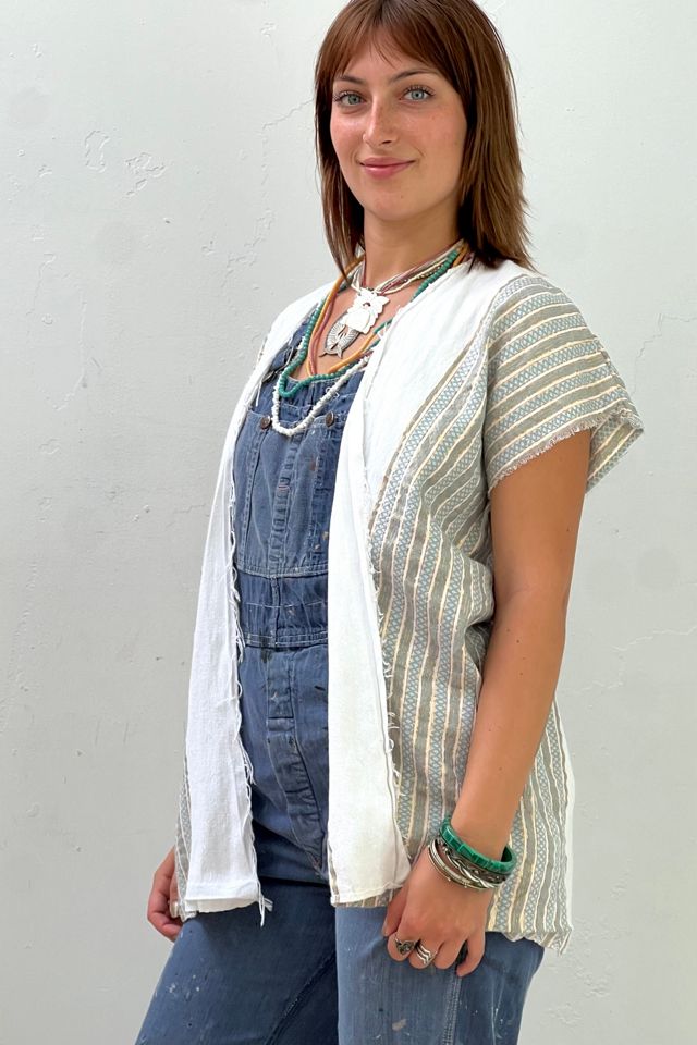 Anna Corinna Reworked Vintage Aegean Woven Blanco Jacket #1