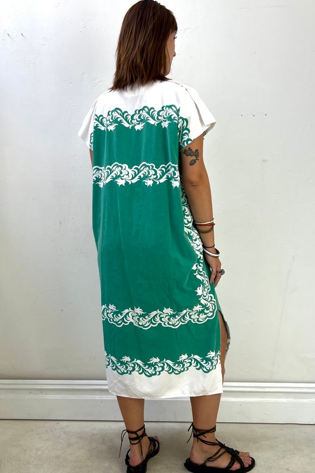 Anna Corinna Reworked Vintage Ivy Flowers Smock Dress #2