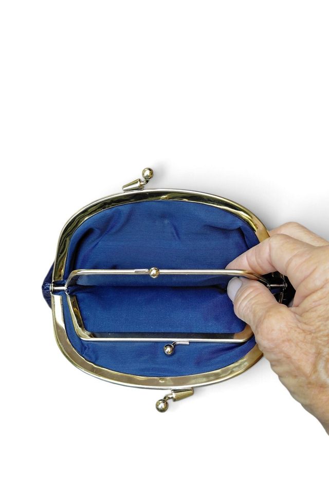 Vintage Eelskin Makeup Combo Pouch Selected by Garbage Soup #2