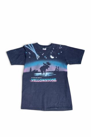 Vintage Yellowstone Glow in the Dark Tee Selected by Garbage Soup