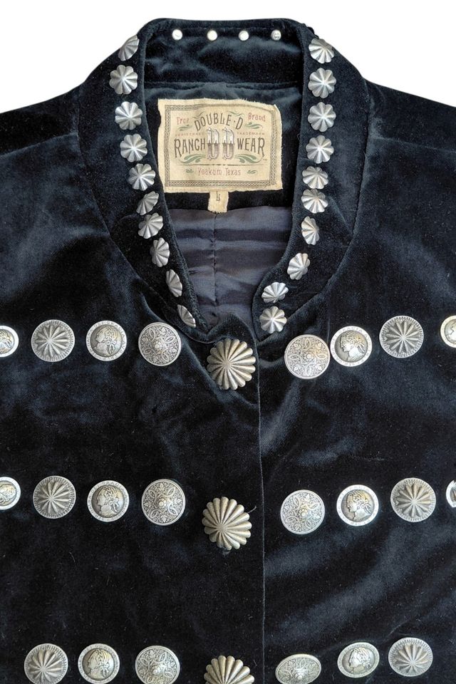 Double D Ranch Medallion Velvet Vest Selected by Garbage Soup #1