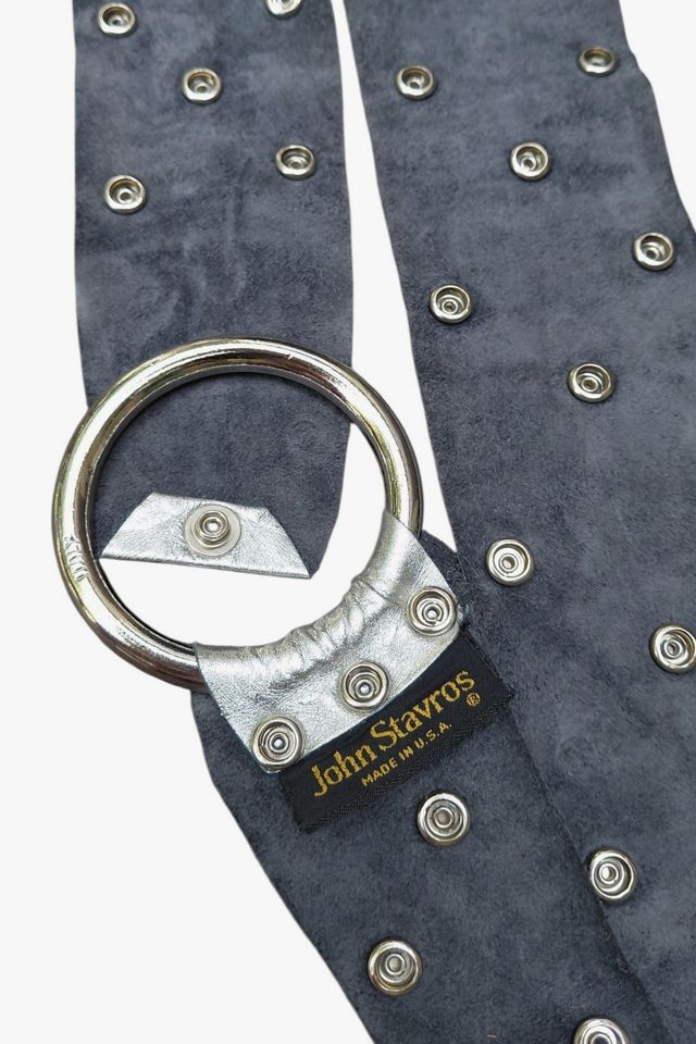 John Stavros Metallic Studded Belt Selected by Garbage Soup #3