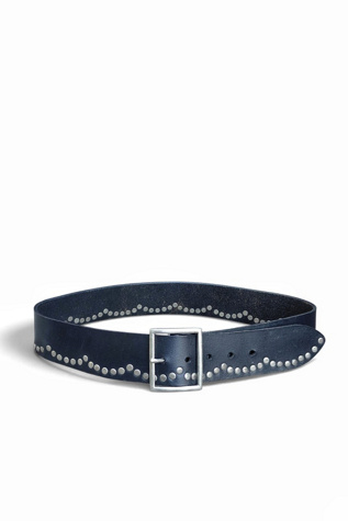 1980's Studded Contour Leather Belt Selected by Garbage Soup