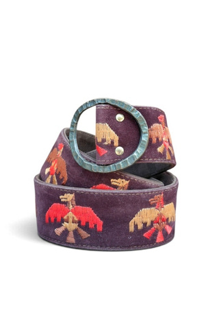 1970's Thunderbird Embroidered Belt Selected by Garbage Soup