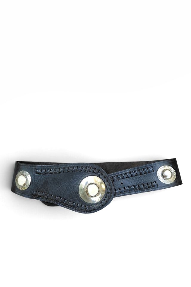 Moroccan Horn Medallion Braided Belt Selected by Garbage Soup #1