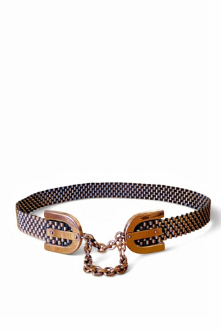 Renoir 1960's Copper Woven Belt Selected by Garbage Soup