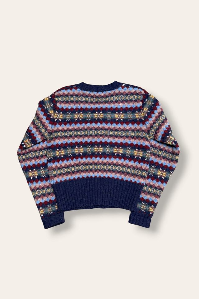 Y2K AE  Fair Isle Sweater Cardigan Selected By Afterlife Boutique #2