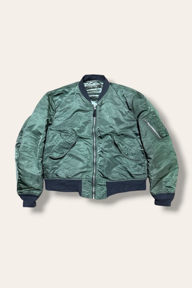 Vintage 1990's Reversible Satin Utility Flight Jacket Selected By Afterlife Boutique #1