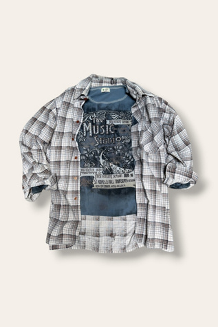 Y2K Music Studio Bedazzled Art Nouveau Top Selected By Afterlife Boutique