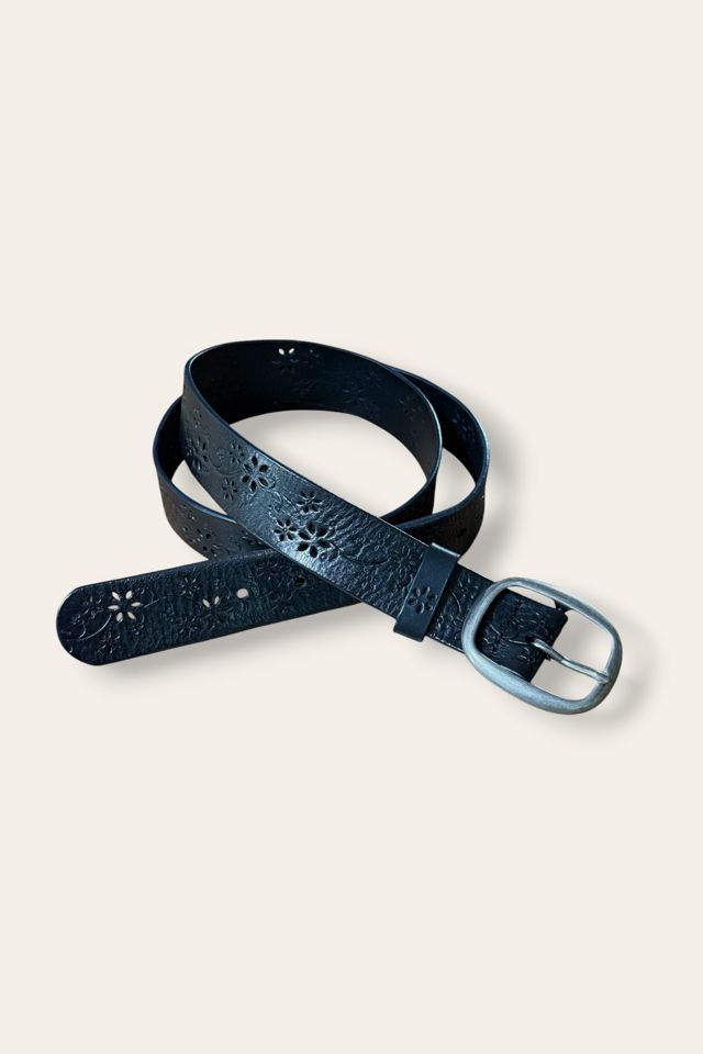 Y2K Floral Leather Belt Selected By Afterlife Boutique #2