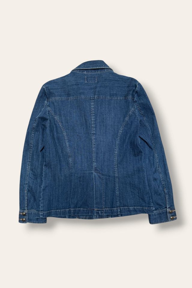 Y2K Chaps Ralph Lauren Denim Metal Button Field Jacket Selected By Afterlife Boutique #2