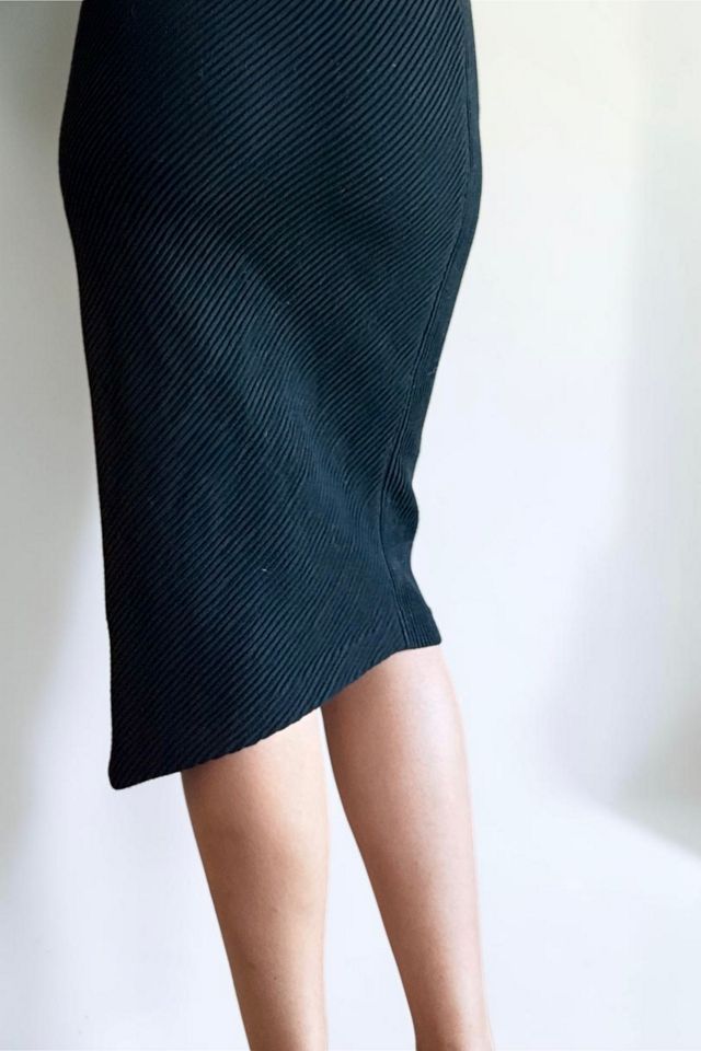 Zero Maria Cornejo Ribbed Pencil Skirt Selected by Personal Choice #1