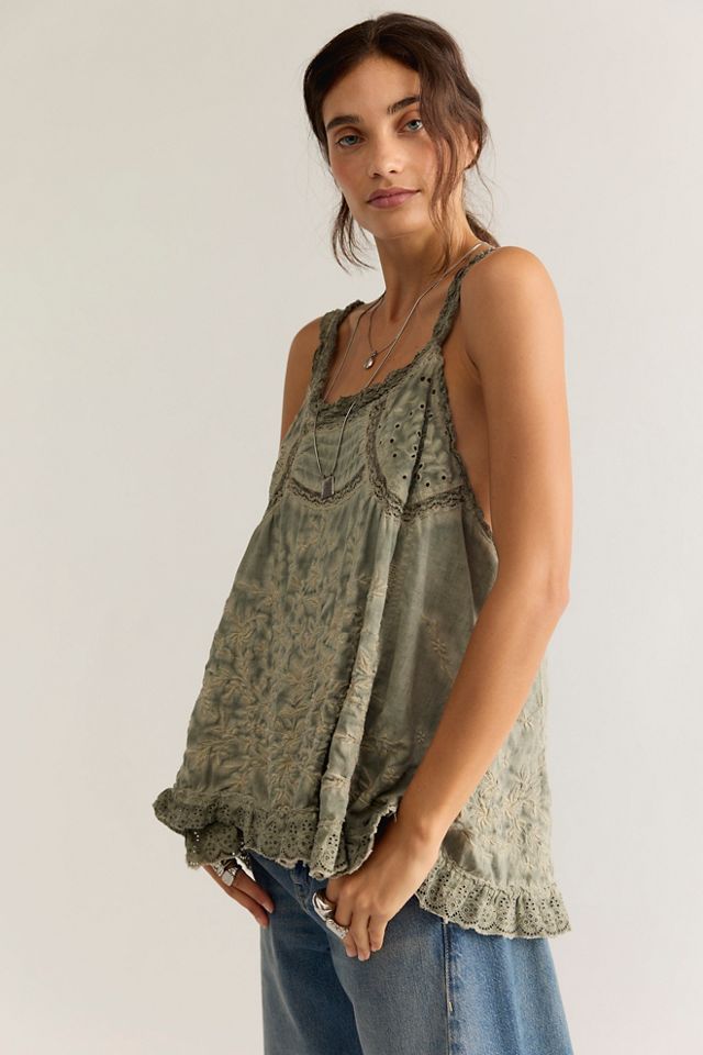 Magnolia Pearl Eyelet Clementine Tank #2