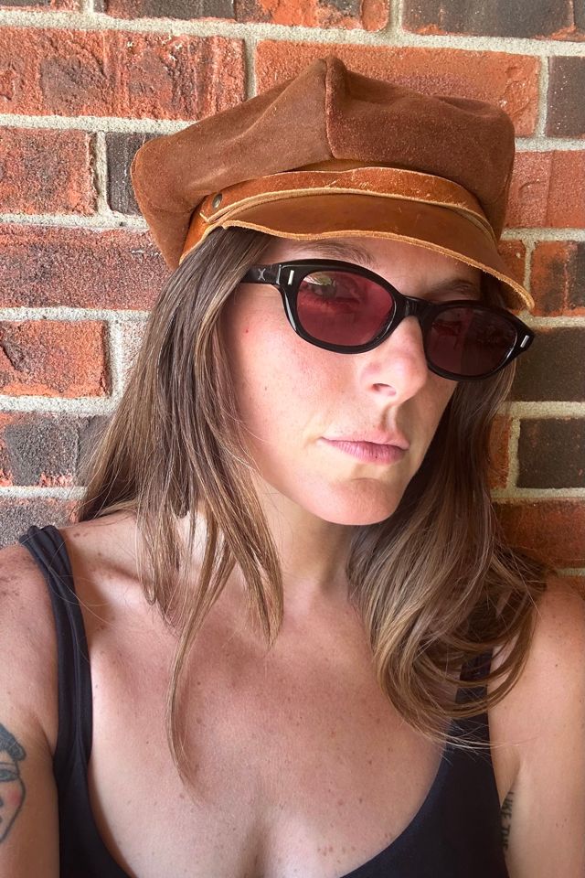 Vintage Brown Suede Newsboy Hat Selected by Grievous Angel Vintage #1