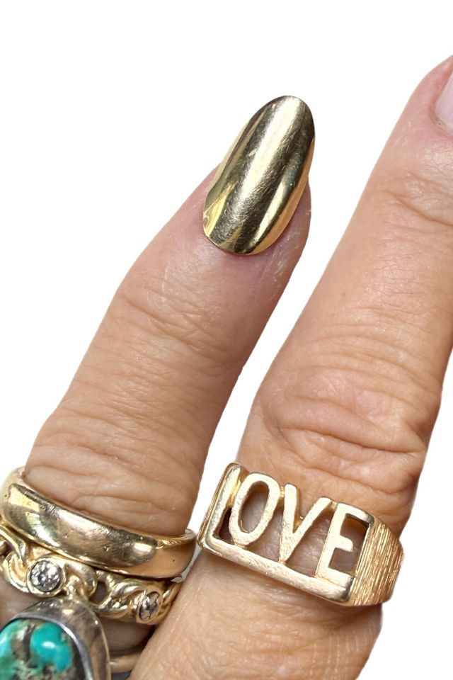 Vintage 14k Gold Fingernail Accessory Selected by Lux Revival #1