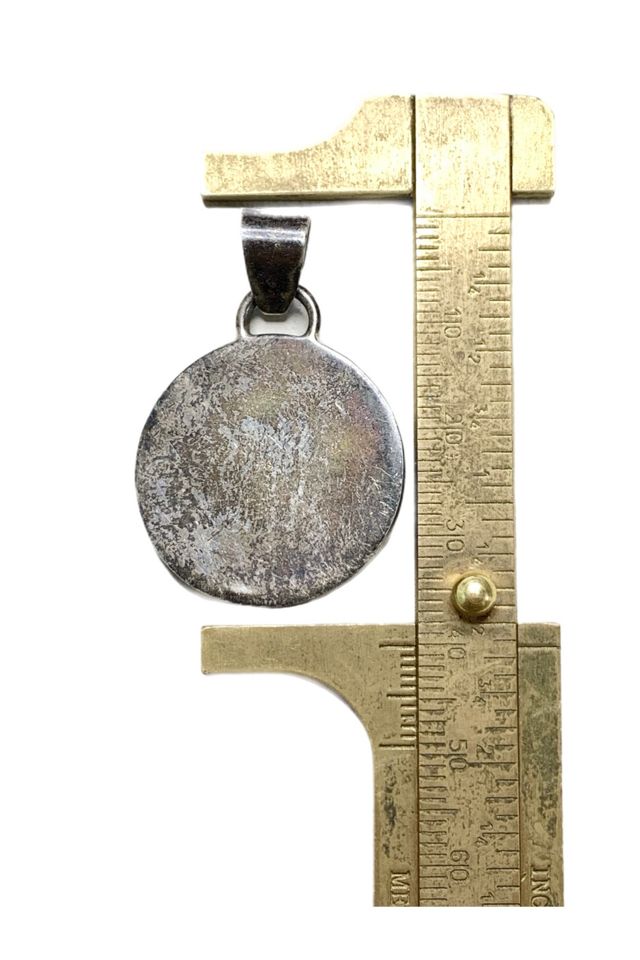 Vintage Sterling Man in the Moon Pendant Selected by Lux Revival #2