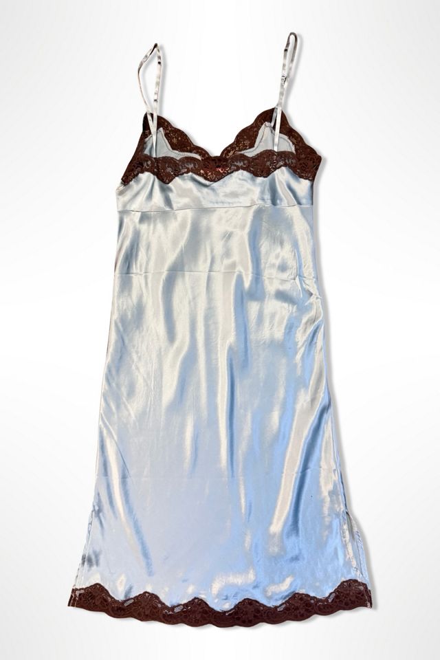 Y2K Silk Print Slip Dress Selected By Ritual Vintage #1