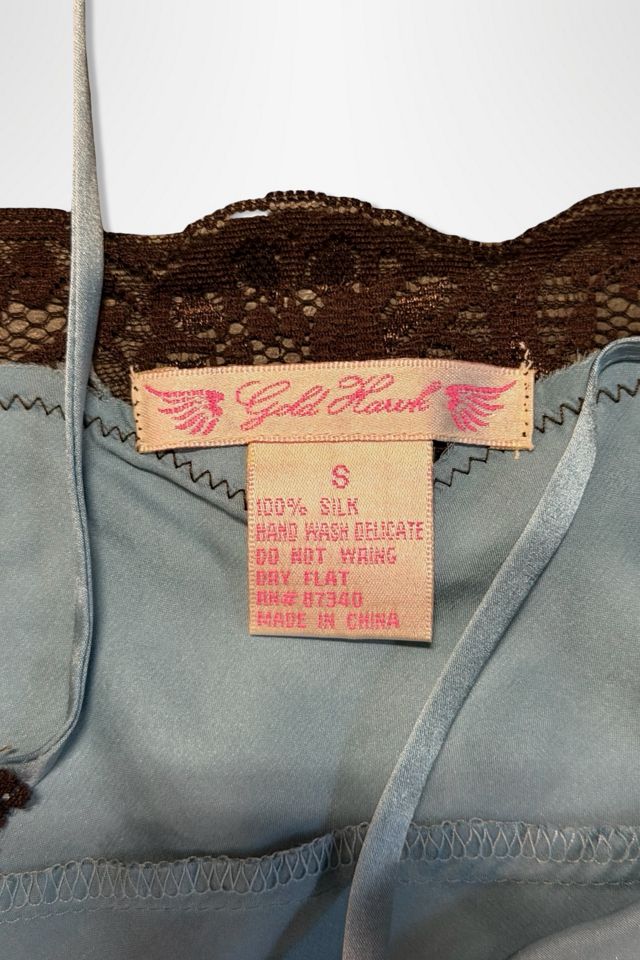 Y2K Silk Print Slip Dress Selected By Ritual Vintage #3