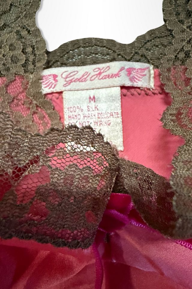 Y2K Romantic Silk Lace Camisole Selected By Ritual Vintage #2