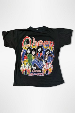1980s Queen Tour Of The States Concert Tee Selected By Ritual Vintage