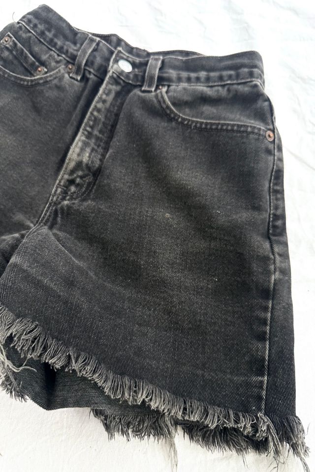 Vintage Black Levi Cut Off Shorts Selected by Grievous Angel Vintage #2