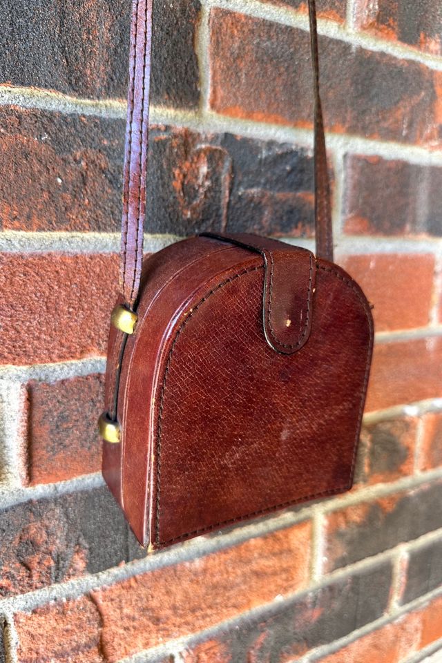 Vintage Mini Leather Box Purse Selected by Grievous Angel Vintage #1