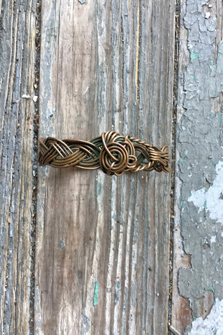 Vintage Handmade Braided Copper Wire Bracelet Selected by Cherry