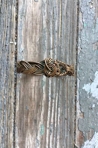 Vintage Handmade Braided Copper Wire Bracelet Selected by Cherry