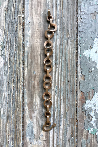 Vintage Hand Wrought Copper Link Bracelet Selected by Cherry