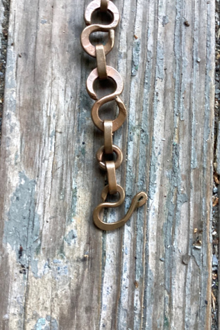 Женские браслеты Cherry Vintage Hand Wrought Copper Link Selected, цвет: Медный — фото 2
