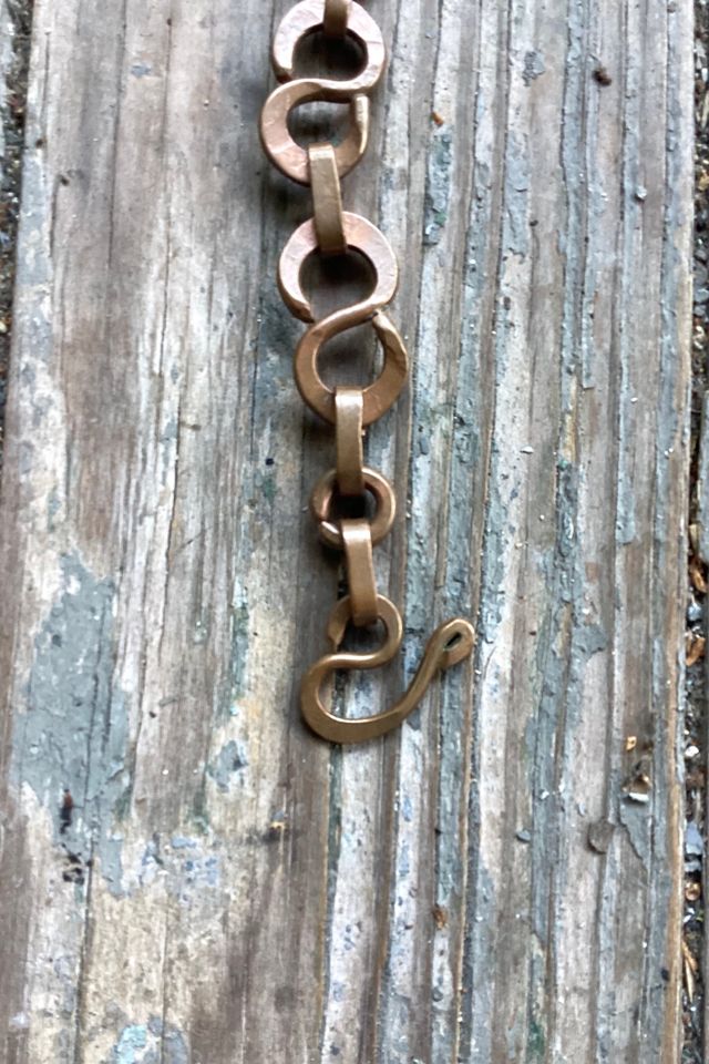 Vintage Hand Wrought Copper Link Bracelet Selected by Cherry #1