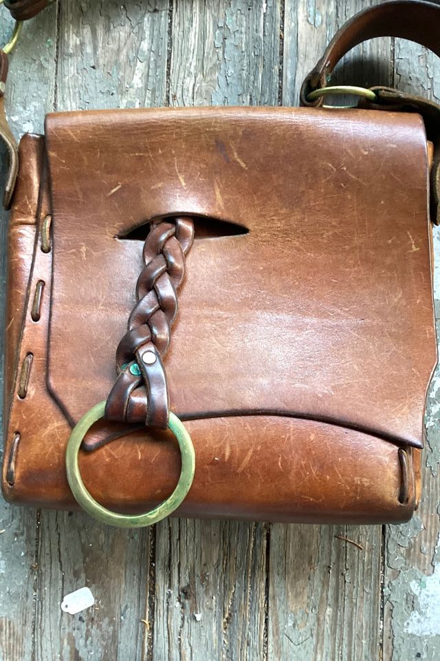 Vintage 1960s Handmade Leather Purse Selected by Cherry #1