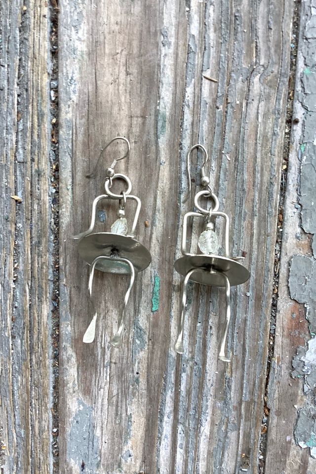 Vintage 1980s Kinetic People Earrings Selected by Cherry #1